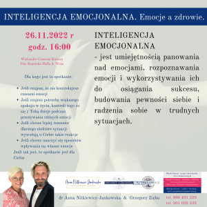 Inteligencja emocjonalna. Emocje a zdrowie